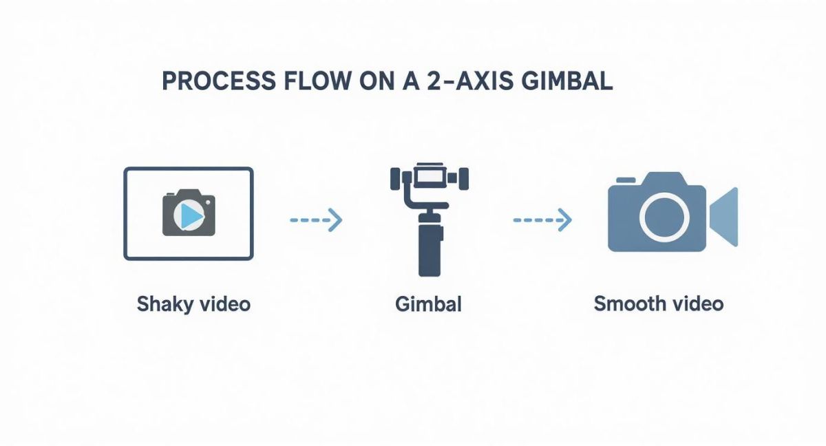 Infographic about 2 axis gimbal