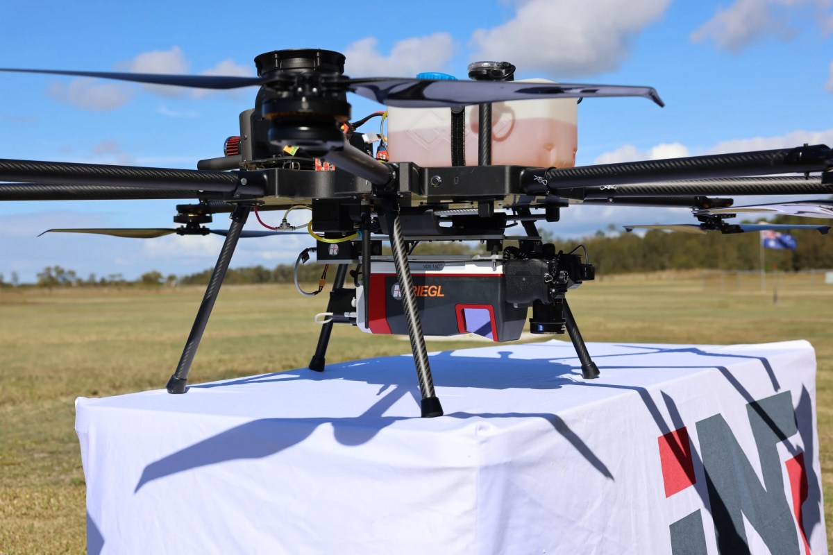 Image of Innoflight International's Heavy Lift and Long Endurance Hybrid ScanLift Orbit UAV.