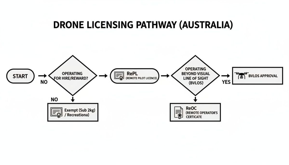 Infographic about how to start a drone business